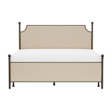 Load image into Gallery viewer, McArthur Upholstered King Bed w/Frame by HH2 Home 1826BKR Bronze/Stone