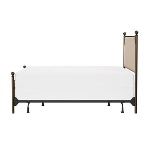 McArthur Upholstered King Bed w/Frame by HH2 Home 1826BKR Bronze/Stone