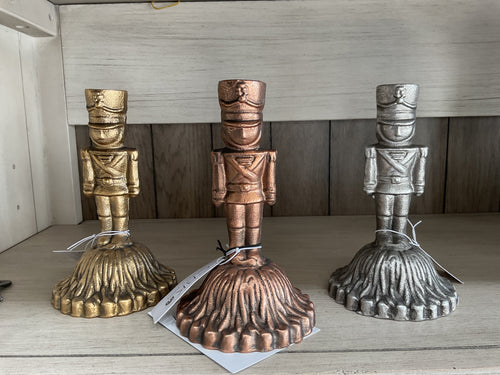 Nutcracker Taper Candle Holder by Ganz CX195792