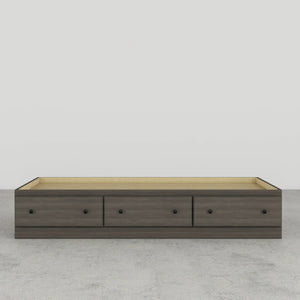 Essential Twin Mates Bed by Perdue 19763 Storm Grey