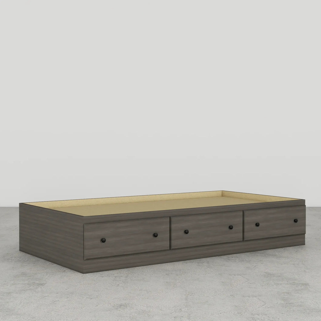 Essential Twin Mates Bed by Perdue 19763 Storm Grey