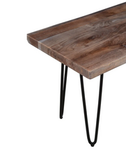 Load image into Gallery viewer, Nature's Edge 48" Bench by Jofran 1981-48KD Slate