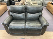 Load image into Gallery viewer, James Leather Power Reclining Loveseat w/ Headrest &amp; Lumbar by La-Z-Boy Furniture X48-521 RW LB152056 Charcoal