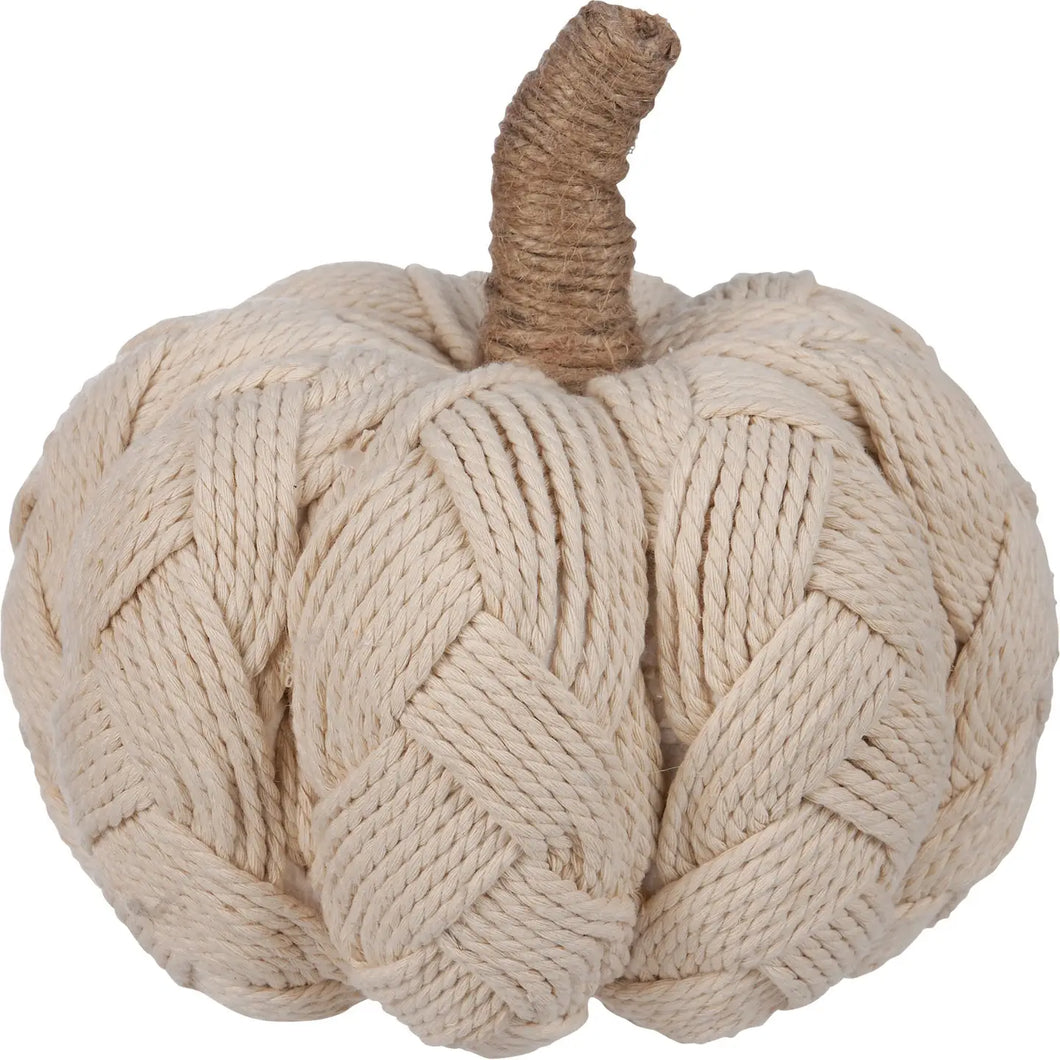 Cream Woven Pumpkin by OneCoast 114721