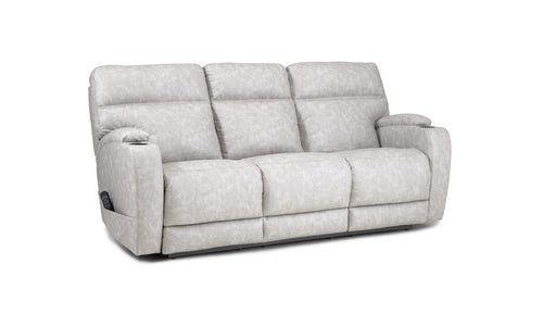 Jaguar Double Reclining Power Sofa by HomeStretch 200-37-15 Pebble