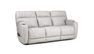 Jaguar Double Reclining Power Sofa by HomeStretch 200-37-15 Pebble