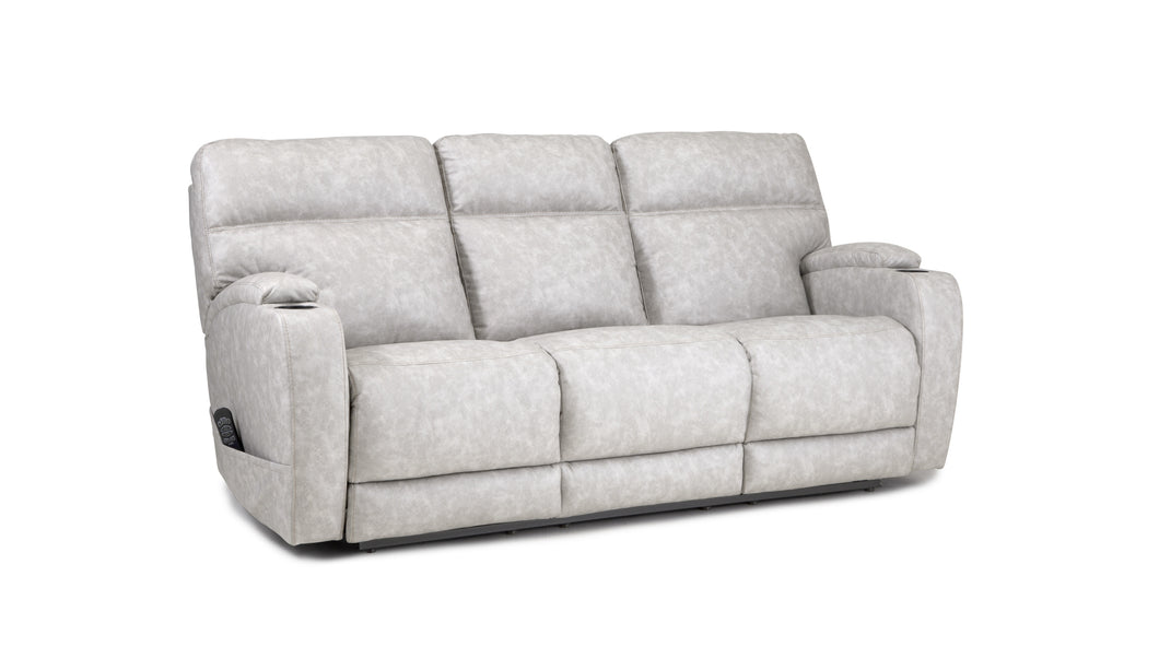 Jaguar Double Reclining Power Sofa by HomeStretch 200-37-15 Pebble