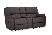 Load image into Gallery viewer, Rhino Manual Double Reclining Loveseat With Console by HomeStretch 204-23-21