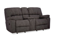 Rhino Manual Double Reclining Loveseat With Console by HomeStretch 204-23-21