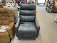 Load image into Gallery viewer, Kristisha Leather/Vinyl Power Lift Recliner w/ Head Tilt by Best Home Furnishings 9NZ31LU COVER 53552-L/18552-U Indigo