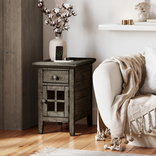 Load image into Gallery viewer, Rustic Shores Power Chairside Table by Jofran 2130-22 Stone