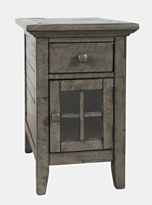 Rustic Shores Power Chairside Table by Jofran 2130-22 Stone