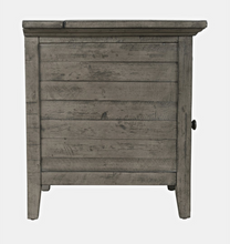 Load image into Gallery viewer, Rustic Shores Power Chairside Table by Jofran 2130-22 Stone