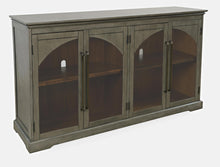 Load image into Gallery viewer, Archdale Gothic Arch 4 Door Accent Cabinet by Jofran 2294-65 Grey