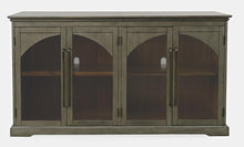 Load image into Gallery viewer, Archdale Gothic Arch 4 Door Accent Cabinet by Jofran 2294-65 Grey