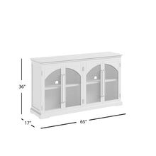 Load image into Gallery viewer, Archdale Gothic Arch 4 Door Accent Cabinet by Jofran 2294-65 Grey