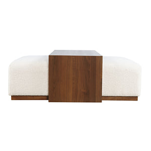 Hudson Sliding Ottoman w/ Caster Wheels & Table Top by Jofran 2376-48