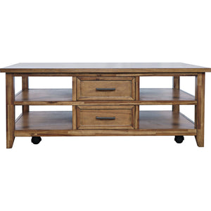 Claremont Castered Storage Coffee Table by Jofran 2400-5