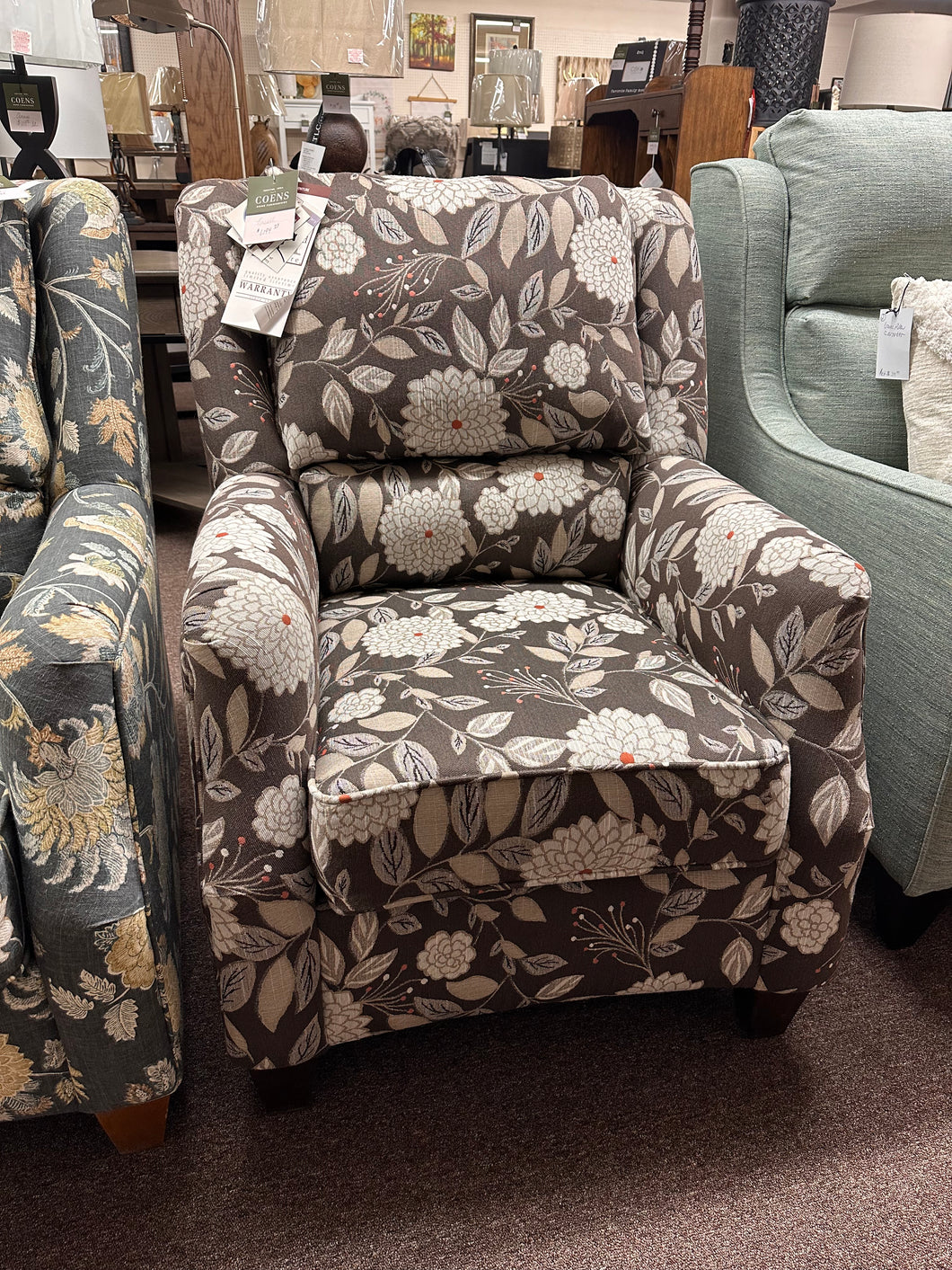 Russell Stationary Chair by Marshfield 2443-01 Asahi Storm #20