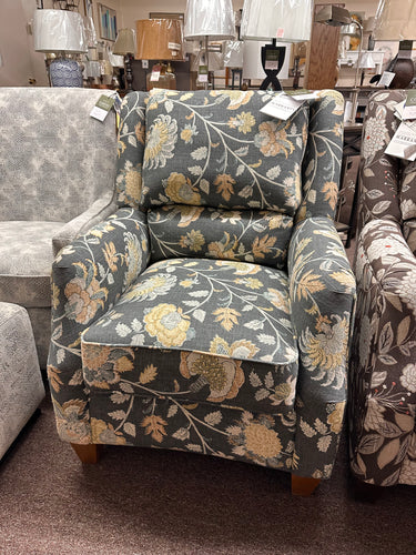 Russell Stationary Chair by Marshfield 2443-01 Bronte Graphite 6080