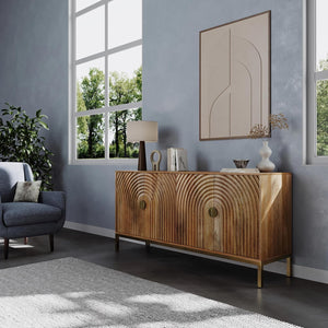 Asher 4 Door Accent Cabinet by Jofran 2448-69
