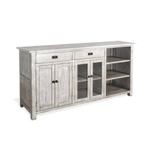 Load image into Gallery viewer, Alpine Buffet &amp; Hutch by Sunny Designs 1969AG-B 1969AG-H Alpine Grey