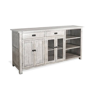 Alpine Buffet & Hutch by Sunny Designs 1969AG-B 1969AG-H Alpine Grey