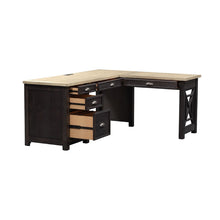 Load image into Gallery viewer, Heatherbrook L Shaped Writing Desk, Base, Right Return by Liberty 422-HO111 422-HO111B 422-HO121
