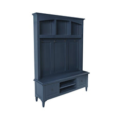 Load image into Gallery viewer, Westport Hall Tree by Jofran 2546-HTBASE 2546-HTTOP Navy