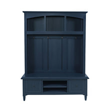 Load image into Gallery viewer, Westport Hall Tree by Jofran 2546-HTBASE 2546-HTTOP Navy