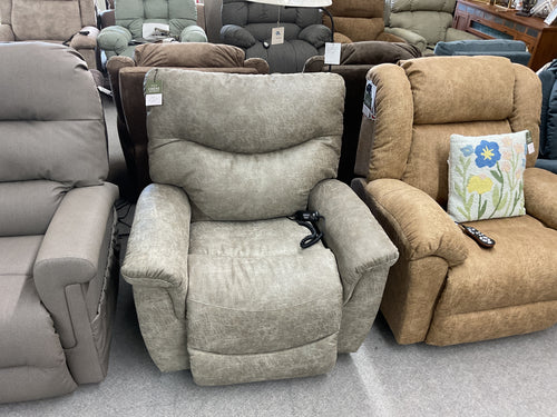 James Silver Power Lift Recliner by La-Z-Boy Furniture 4LP-521 E153765 Sable