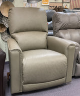 Cade Leather Rocking Recliner by La-Z-Boy Furniture 10-803 LB206175 Stone