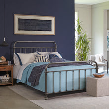 Load image into Gallery viewer, Kirkland Full Metal Headboard and Footboard by HH2/Hillsdale Furniture 2716-460 Aged Pewter Discontinued