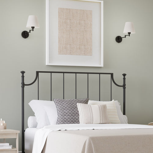 Veridian Full/Queen Metal Headboard by HH2/Hillsdale Furniture 2874-490 Matte Black