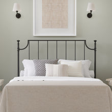 Load image into Gallery viewer, Veridian Full/Queen Metal Headboard by HH2/Hillsdale Furniture 2874-490 Matte Black