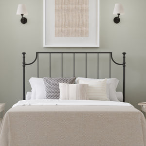 Veridian Full/Queen Metal Headboard by HH2/Hillsdale Furniture 2874-490 Matte Black