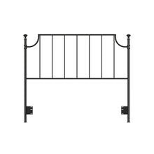 Load image into Gallery viewer, Veridian Full/Queen Metal Headboard by HH2/Hillsdale Furniture 2874-490 Matte Black