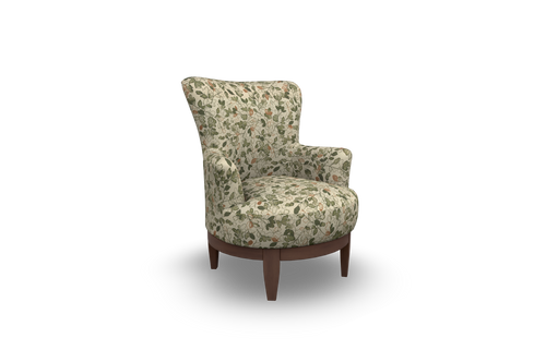 Justine Modern Swivel Chair by Best Home Furnishings 2968DW 32041 Cypress