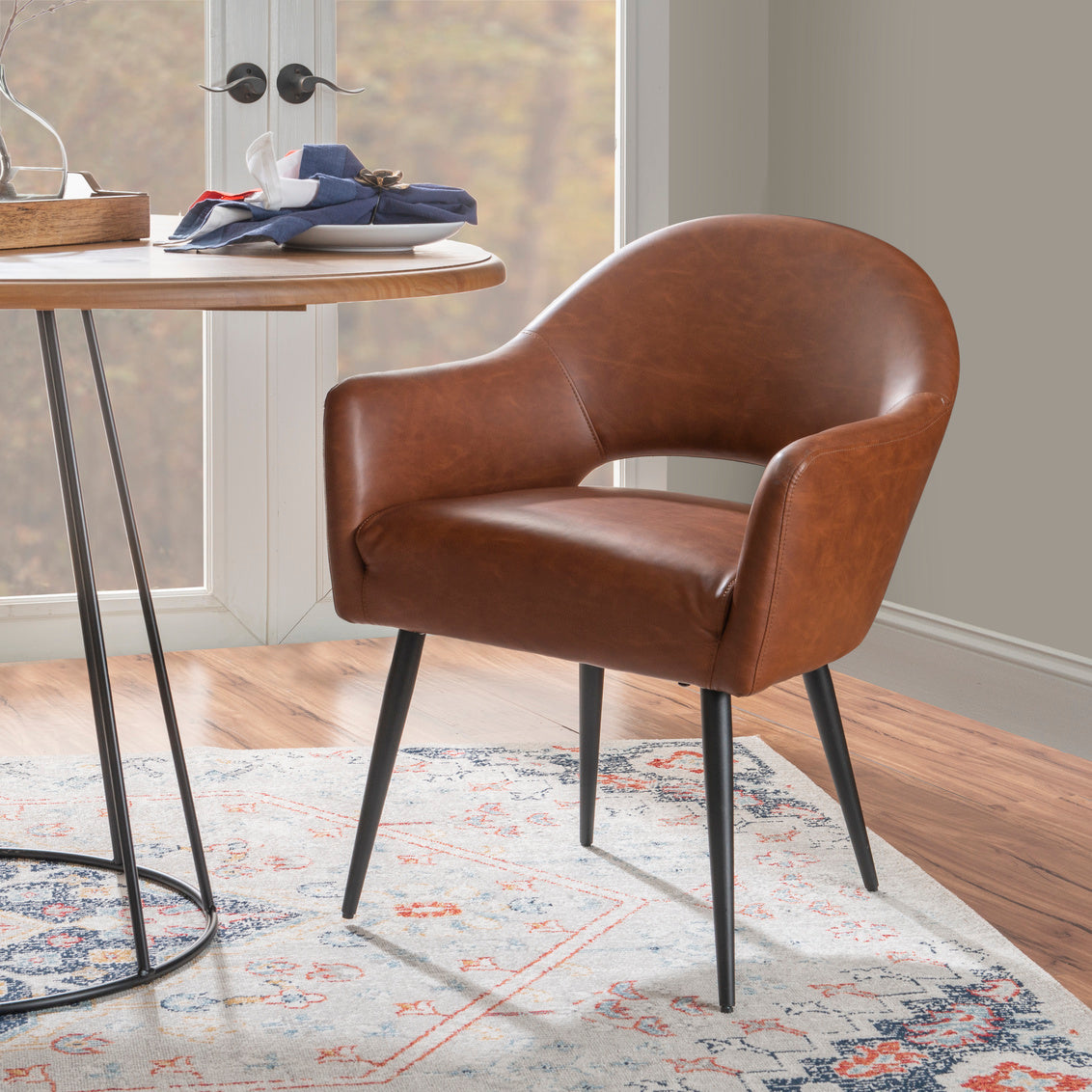 Saddle discount dining chairs