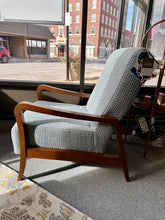 Load image into Gallery viewer, Rybe Mid-Century Modern Accent Chair by Best Home Furnishings 3100DW 28502 Chambray
