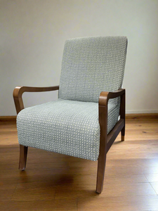 Rybe Mid-Century Modern Accent Chair by Best Home Furnishings 3100DW 28502 Chambray