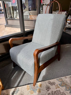 Rybe Mid-Century Modern Accent Chair by Best Home Furnishings 3100DW 28502 Discontinued fabric  Chambray