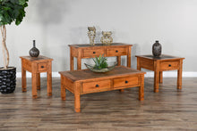 Load image into Gallery viewer, Sedona Coffee Table with Slate Top by Sunny Designs 3143RO2-C