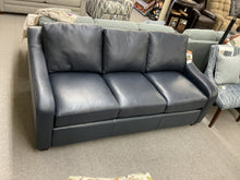 Load image into Gallery viewer, Charlie Navy Blue Leather Sofa by La-Z-Boy Furniture 610-638 LB206087