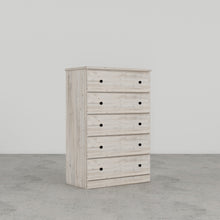 Load image into Gallery viewer, Essentials 32" 5-Drawer Big Chest by Perdue 3316 Frosted Pine