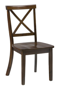 Richmond Drop Leaf Table w/ 2 X-Back Chairs by Jofran 342-48 Cherry
