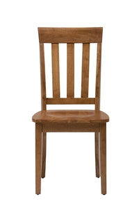 Simplicity Drop Leaf Table w/ 2 Slatback Chairs by Jofran 352-28 Honey