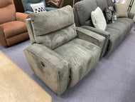 Maddox Reclining Chair & A Half by La-Z-Boy Furniture 445-759 C194577 Chocolate Discontinued fabric
