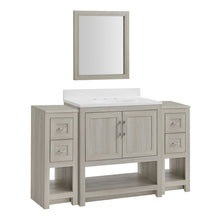 Load image into Gallery viewer, Barkley Sandstone 31 Vanity &amp; Mirror by Linon/Powell 2621-31-2FCV-400KD