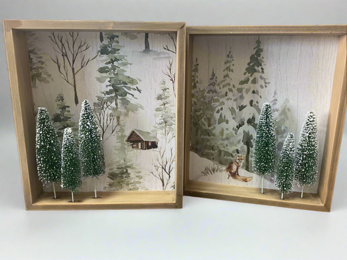 Winter Scene Shadowbox by Ganz MX192715